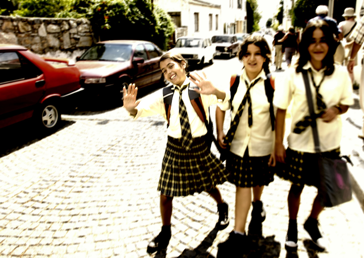 2005-09-22 - School Girls Walking Home
